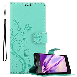 Cadorabo Coque Sony Xperia XZ1 Etui en Turquoise