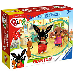 Ravensburger Puzzle de 24 Pièces Thème Bing et Flop de la Collèction Giant Floor Multicolore pas cher