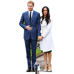 Star Cutouts Figurine en carton Prince Harry et Meghan Markle 186 cm