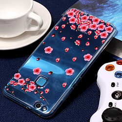 Wewoo Coque pour Huawei P10 Lite Embossment Le Fier Neige Cold Plum Motif Souple TPU Étui de Protection