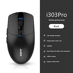 Acheter Universal I303PRO Gaming Wireless Mouse Lightweight 16000dpi Wireless Drive 6 Color LED Laptop Mouse (Noir)