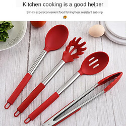 13 Pièces Silicone Cuisine Ustensiles De Cuisine Cuisine Cuisson Outil De Cuisson Avec Crochet Noir