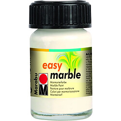 Marabu Peinture à marbrer 'Easy Marble', 15 ml, blanc ()