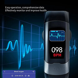 Yonis Bracelet Connecté ECG Oxygène Sommeil IP68 1.14 pas cher