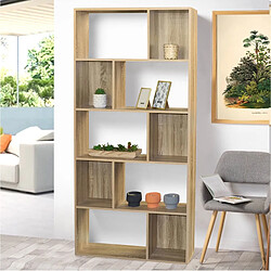 Avis EVORA ARMOIRE DE RANGEMENT COMMODE MEUBLE DE RANGEMENT ETAGERE BIBLIOTHEQUE EFFET BOIS 83X23XH173CM+Urban Living