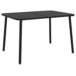 vidaXL Table de jardin anthracite 110x80x71 cm acier