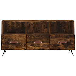 Acheter vidaXL Meuble TV chêne fumé 102x36x50 cm bois d'ingénierie