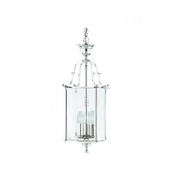 Searchlight Suspension 25 cm Lanterns, en chrome et verre