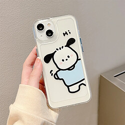 GUPBOO Étui pour iPhoneXR Coque de téléphone portable dessin animé chien Pacha mignon femme simple