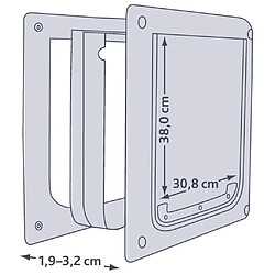 Avis TRIXIE Chatière pour chiens à double sens Taille M-XL 39 x 45 cm Blanc