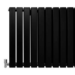 Acheter Monstershop Radiateur Plat Noir Mat 60cm x 70cm