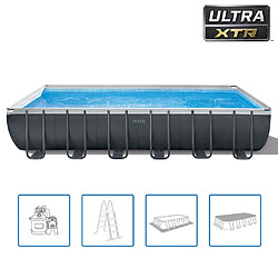 INTEX Ensemble de piscine Ultra XTR Frame rectangulaire 732x366x132 cm