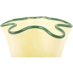 Acheter Pt' Vase en verre Ruffles Medium jaune.