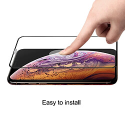 Avis Wewoo 0.26mm 9H 6D Film de verre trempé plein écran courbé pour iPhone XS Max (Noir)