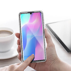 Avizar Coque Xiaomi Mi Note 10 Lite Silicone Souple et Film Verre Trempé 9H pas cher