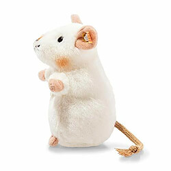 Steiff USA White Pilla Mouse collectible Peluche, 4 x 2,75 x 2,25 - Bouton dans loreille Symbole de la marque (56215)