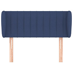 Avis Maison Chic Tête de lit scandinave avec oreilles,meuble de chambre Bleu 83x23x78/88 cm Tissu -MN40064