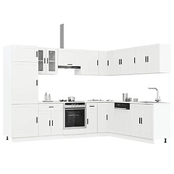 vidaXL Ensemble d'armoires de cuisine 14 pcs Porto bois d'ingénierie