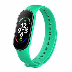 Bracelet intelligent iWear SM7 0,96'' TFT - Tracker d'activité IP67 avec fréquence cardiaque et tension artérielle / Social / Sommeil Vert