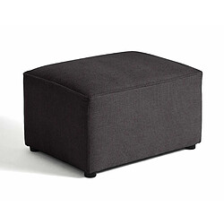 Bestmobilier Canopy - pouf - en tissu texturé