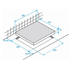 Avis Table de cuisson vitrocéramique 60cm 3 feux 5700w noir - hic63402t - BEKO