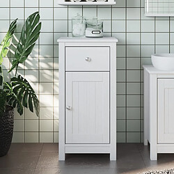 vidaXL Armoire de salle de bain BERG blanc 40x34x80 cm pin massif