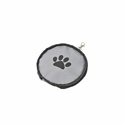 Paris Prix Lot de 2 Gamelles Chien & Chat Voyage 14cm Gris