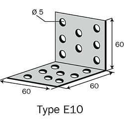 Avis Simpson EQUERRE SIMPLE E11 80X80X80MM EP 25MM