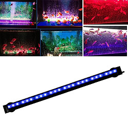 Lumière D'aquarium Avec Trou De Bulle D'air RGB LED étanche UK 42cm 24 Perles pas cher