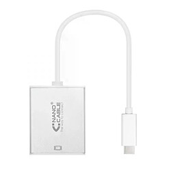 Adaptateur Nanocable Usb-C M > Vga F 10 Cm Aluminium