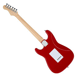 Avis McGrey Rockit style ST guitare électrique rouge