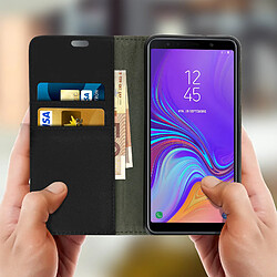 Avis Avizar Housse Samsung Galaxy A7 2018 Etui Folio Coque Silicone Support Vidéo Noir