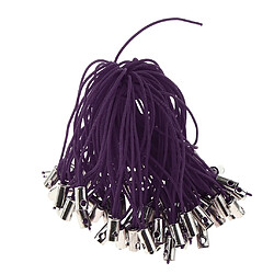 100pcs mobile téléphone portable tressé cordons de lanière de lanière dangle sangles violet