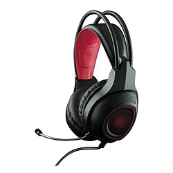 Acheter Totalcadeau Casques audio avec micro gaming USB LED Noir Rouge pas cher