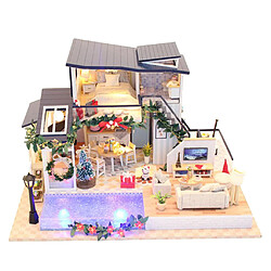 maison de poupées en bois miniature fabriqué