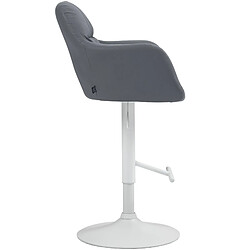 Avis Non Tabouret de bar Natoma simili cuir blanc