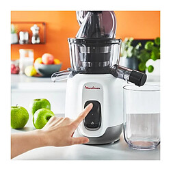 MOULINEX ZU600110 Ultra Juice Extracteur de Jus a Froid 2 Filtres Gourde 600 mL Goulotte Extra-large 85 mm, Programme automatiqu pas cher