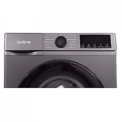 Lave-linge hublot Linarie LJWM612AS Silver Arles 6kg 1200 tours moteur induction 11 programmes & vapeur Classe A pas cher