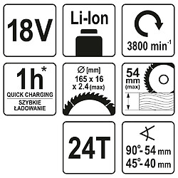 Scie circulaire Yato YT-82811 1 Pièce pas cher