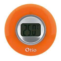 Thermomètre d'intérieur orange écran LCD - Otio