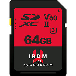 GOODRAM SDXC 64GB IRDM Pro UHS-II U3