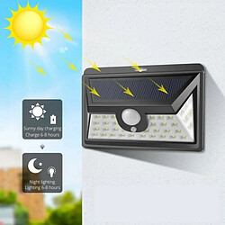 Tradex LED AVEC PANNEAU SOLAIRE 24 LED TWILIGHT MOTION SENSOR