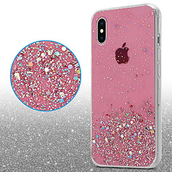 Cadorabo Etui iPhone X / XS en Rose Coque pas cher