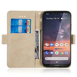 Acheter Wewoo Housse Coque Pour Nokia 3.2 Retro en cuir PU avec rabat horizontal et porte-cartes or