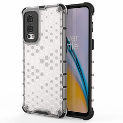 Coque en TPU motif nid d'abeille, antichoc, hybride transparent pour votre OnePlus Nord 2 5G