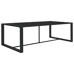 vidaXL Table à dîner d'extérieur Anthracite 120x60x66 cm Aluminium