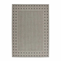 Paris Prix Tapis Tissé Effet Sisal Hamstad Argent 160 x 230 cm