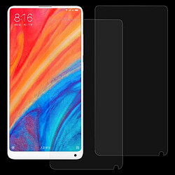 Wewoo Verre trempé 2 PCS pour Xiaomi Mi Mélange 2s 0.26mm 9H Surface Dureté 2.5D Antidéflagrant Film d'Écran