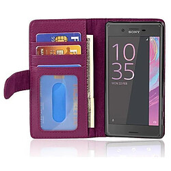 Cadorabo Coque Sony Xperia X PERFORMANCE Etui en Violet pas cher