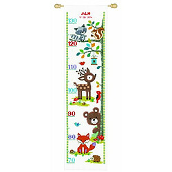 Vervaco PN-0150183 VER Kit de broderie point compté sur toile Aïda Motif les animaux de la forêt II